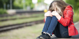 Girl at the station; Shutterstock ID 104797643